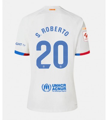 Barcelona Sergi Roberto #20 Koszulka Wyjazdowych 2023-24 Krótki Rękaw
